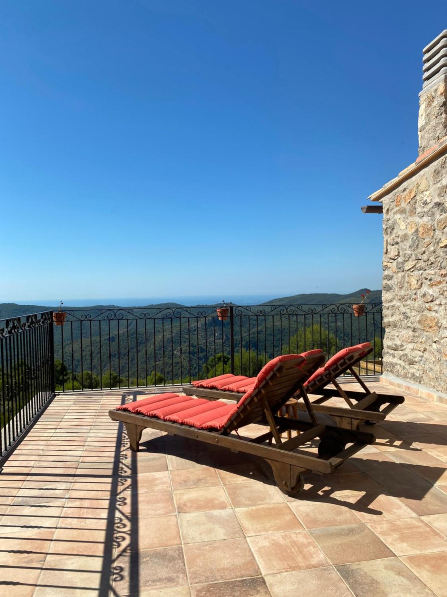 La Cueva De Miravet - Villa De Lujo En La Cima De La Montana Con Vistas Al Mar Cabanes  Zewnętrze zdjęcie